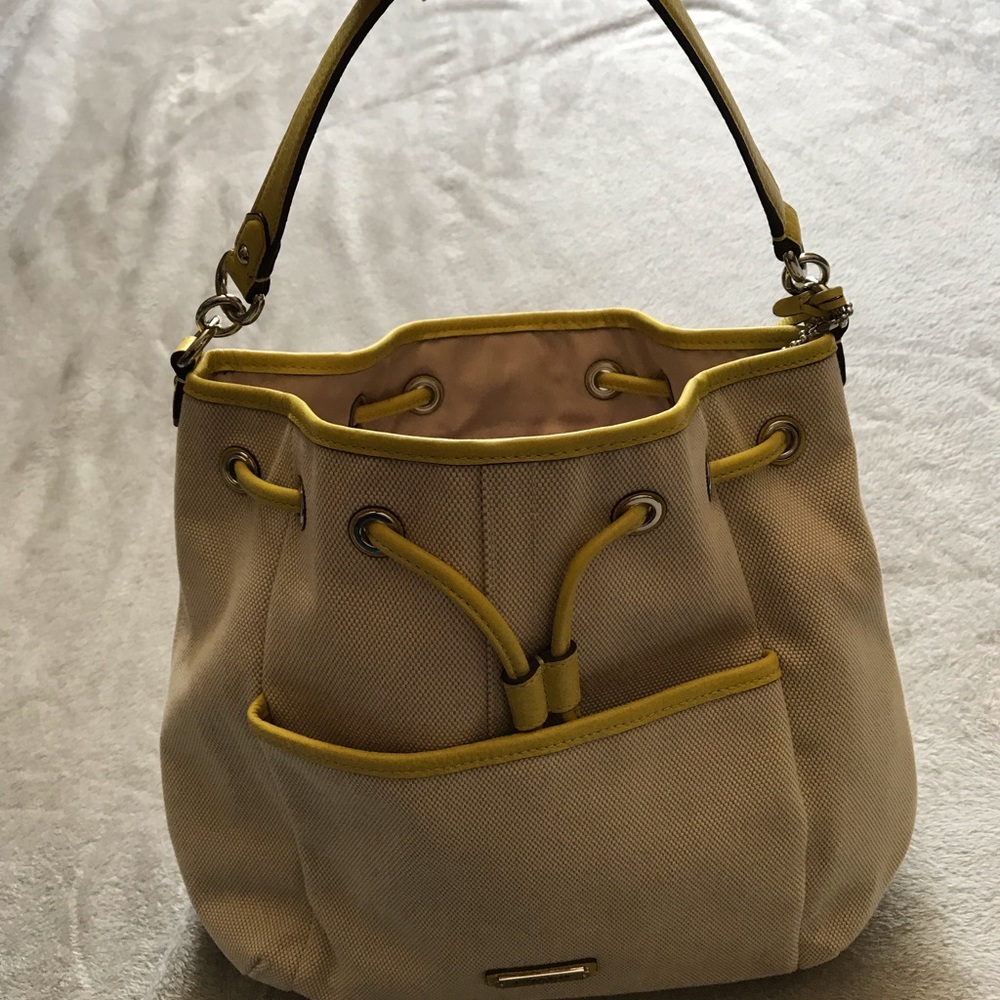 Coach drawstring purse